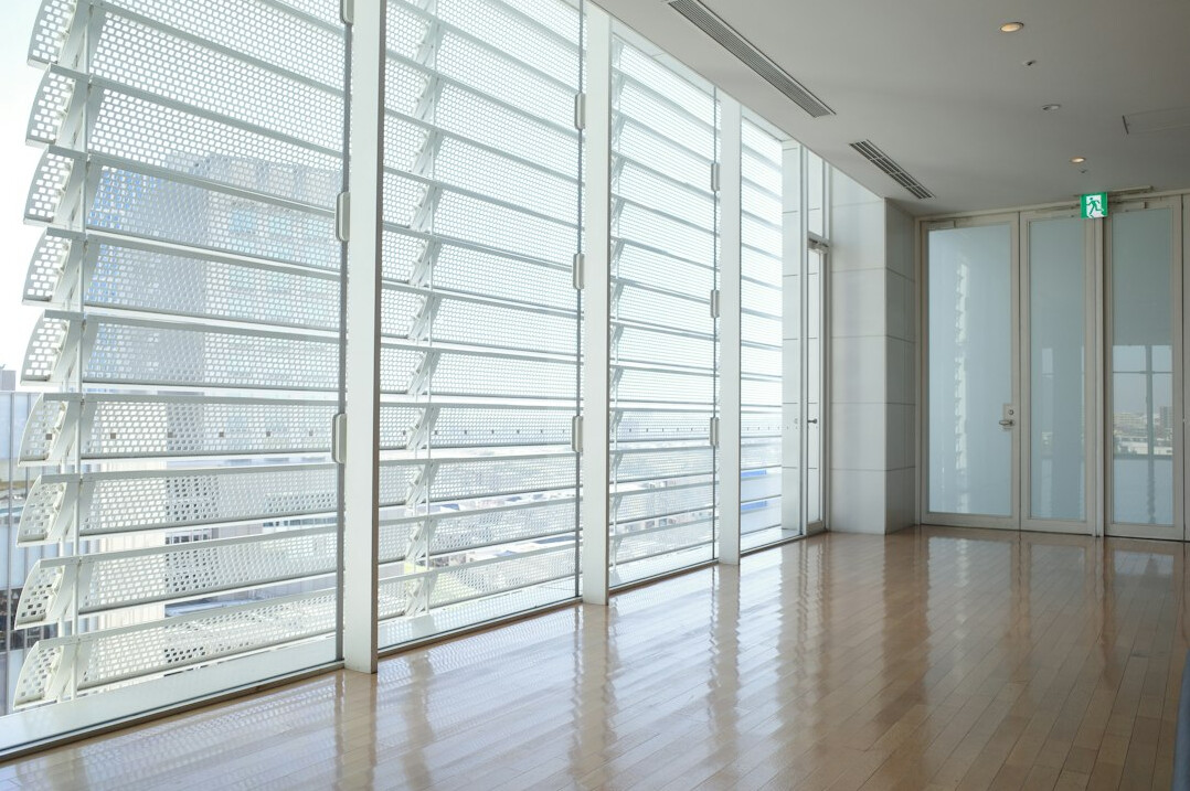 Modern open-plan corporate office interior