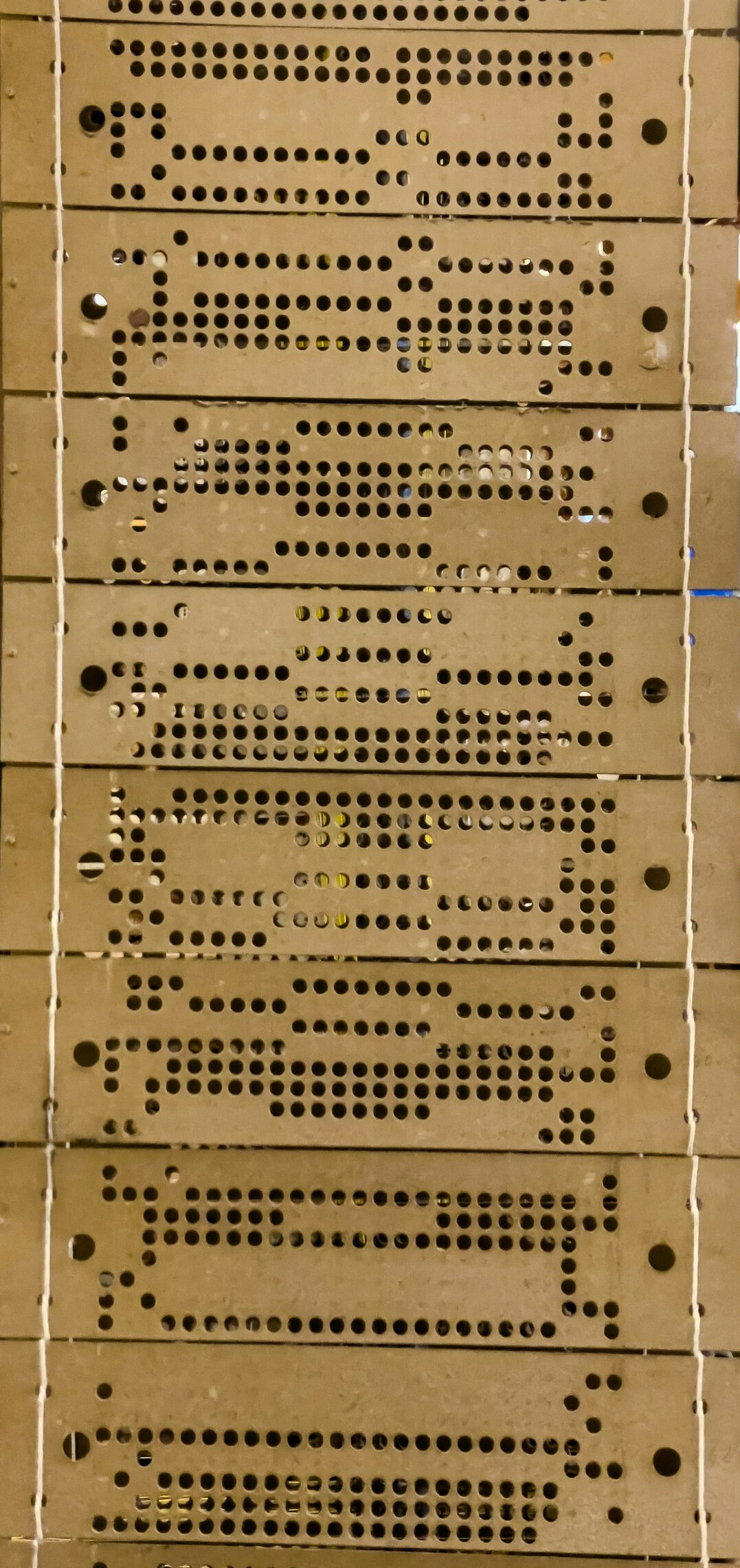 Server racks in a corporate data center